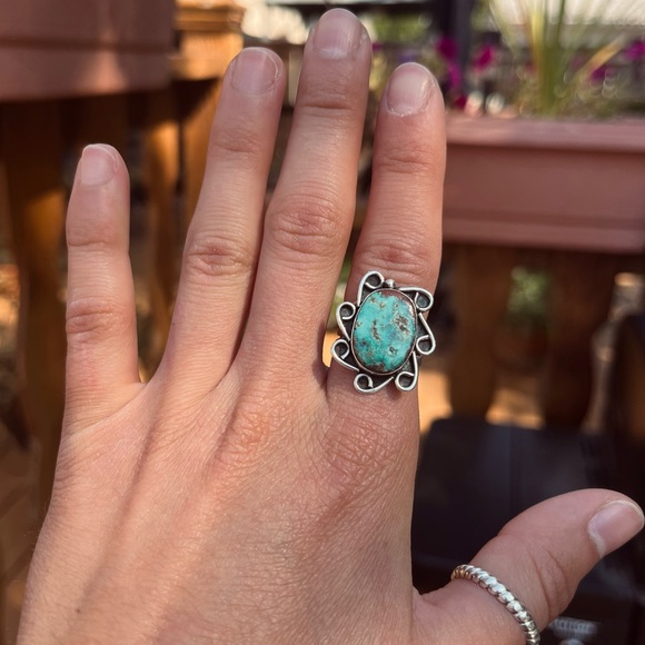 SOLD Genuine Turquoise Ring - Picture 1 of 1